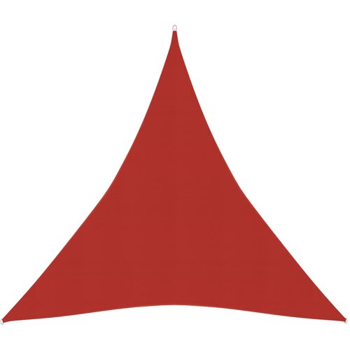 vidaXL Senčno jadro 160 g/m² rdeče 5x7x7 m HDPE, (20965470) Cene