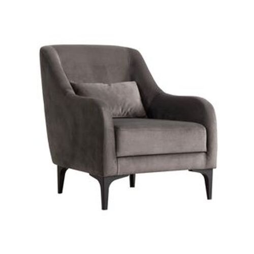 Atelier Del Sofa Astana - Anthracite Anthracite Wing Chair VIZUELNO O&Scaron;TEĆENJE Cene