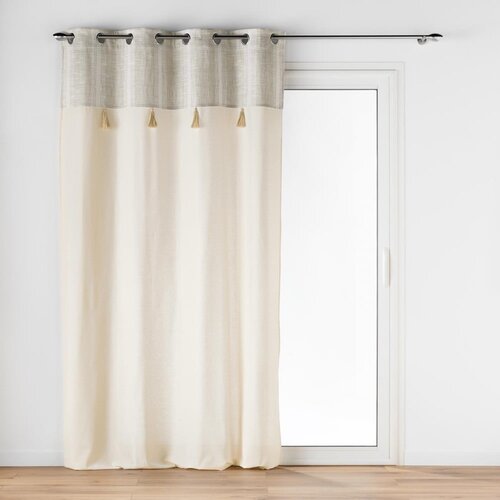 Douceur d int&amp;eacute;rieur Zavesa v naravni barvi 140x240 cm Island &amp;ndash; Slike