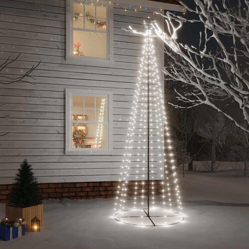  Stožasto božićno drvce hladno bijelo 310 LED žarulja 100x300 cm Cijene