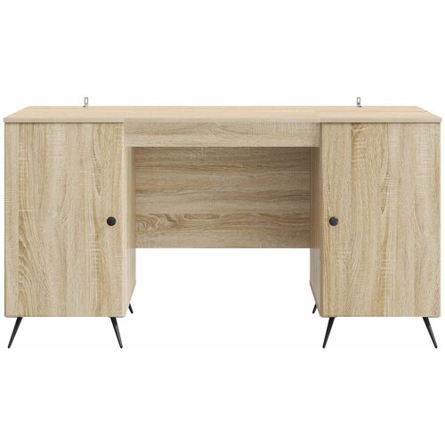  Stol Hrast sonoma 142,5 x 50 x 75 cm Konstruirano drvo Slike