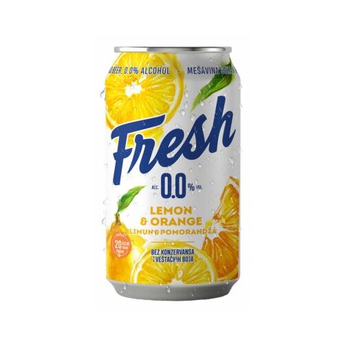 Fresh PIVO BEZALK. LIMUN&POMORANDZA 0.33L LIMENKA Cene