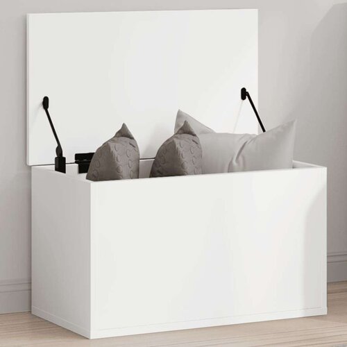  Kutija za pohranu bijela 60 x 35 x 35 cm od konstruiranog drva Cijene