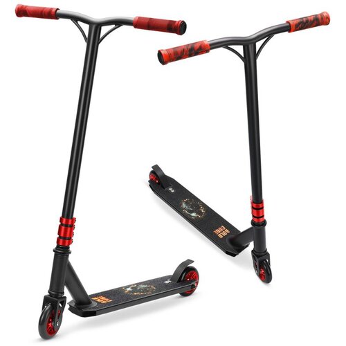 BOLDCUBE Bold Cube Trotinet Stunt Deluxe scooter Black Fire Cene