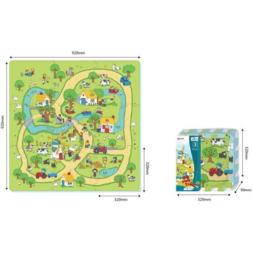 Edukativna prostirka za igru - puzzle s motivima farme Slike