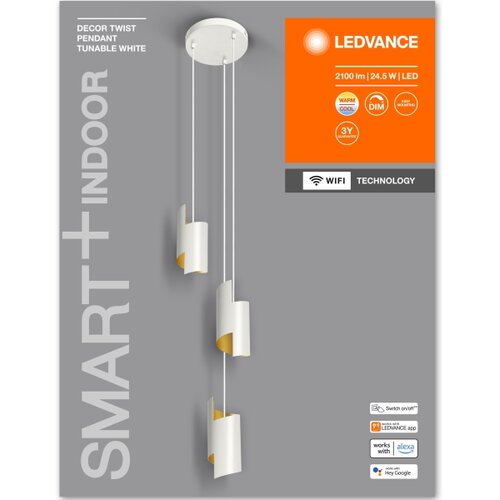 Ledvance led prigu&amp;scaron;iva luster na sajli smart+ decor 3xLED/8W/230V bela wi-fi Slike