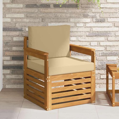  Set vanjskih sofa s jastukom Prirodna 71 x 63 x 73 cm Cene