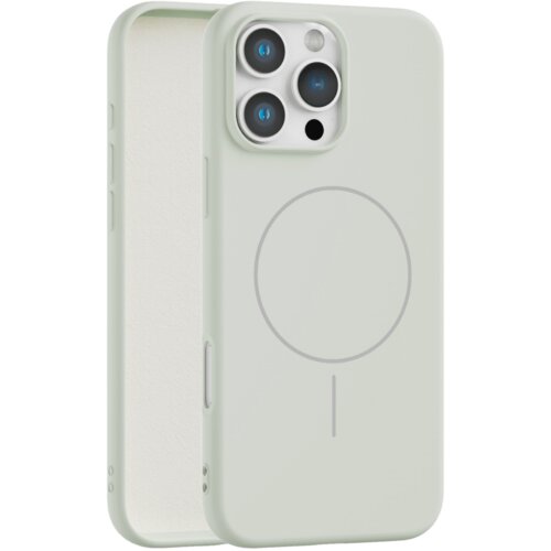 Apple velvet touch magsafe maska za iphone 15 pro - siva Cene
