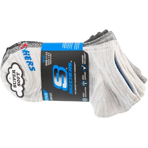 Skechers Športne nogavice 6pk Boys No Terry Socks Siva Cene