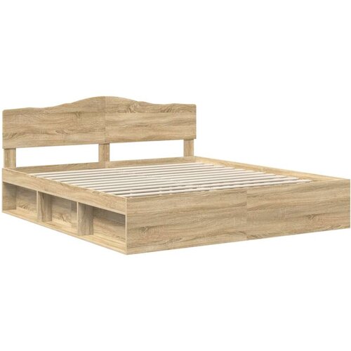 Okvir za krevet Sonoma 200 x 200 cm Čvrsto borovo drvo Slike