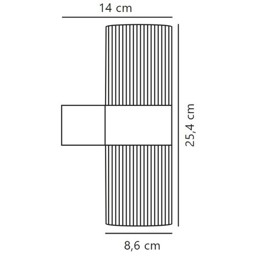 Nordlux Spolja&amp;scaron;nje zidno svetlo KYKLOP 2xGU10/25W/230V IP54 braon Slike