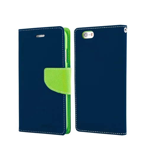 Goospery preklopna torbica Fancy Diary iPhone 5/5S - modro rumena