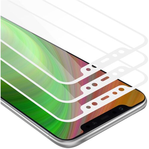  xiaomi pocophone F1 - za&scaron;čitna folija v transparentno z belo - 3-pack kaljeno steklo za za&scaron;čito zaslona s trdoto 9H in 3D dotikom, (20553303) Cene