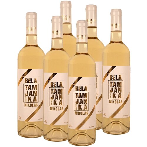 Nikolas Wines belo vino bela tamjanika 0.75l, 6 komada Cene