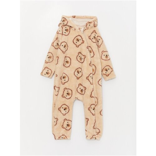 LC Waikiki Hooded Long Sleeve Baby Boy Plush Jumpsuit Slike