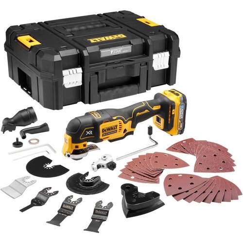 Dewalt aumulatorsko multifunkcijsko orodje v kovčki + dodatki (brez polnilca) DCS356E1T Slike
