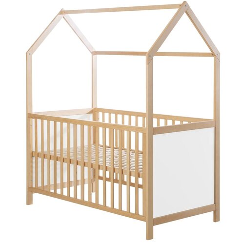 Roba Otro&amp;scaron;ka posteljica v beli in naravni barvi 70x140 cm &amp;ndash; Slike