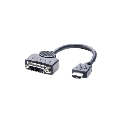 Lindy HDMI / DVI adapterski kabel HDMI-A utikač, DVI-D 24+1-polna utičnica 0.20 m crna 41227 HDMI kabel Cijene