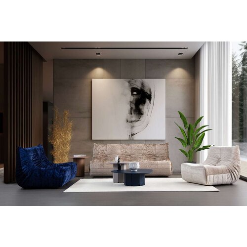 Atelier Del Sofa dvosed bocek, plava Slike