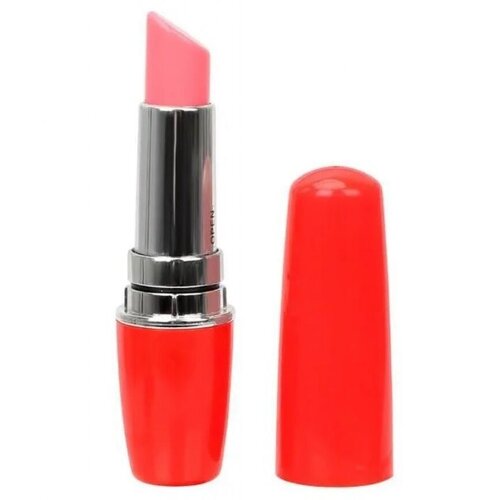  Vibrator u obliku karmina, 9.5cm, Crveni Slike