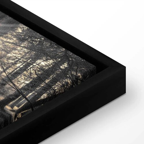  Slika - Forest Sun 150x50 U crnom drvenom okviru Slike