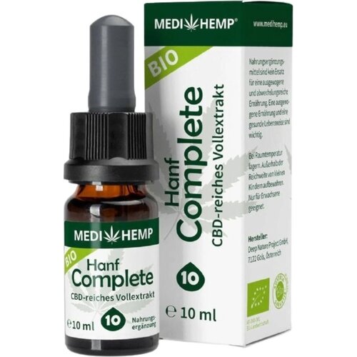 MEDIHEMP Organic Hemp Complete 10% - 10 ml Cene
