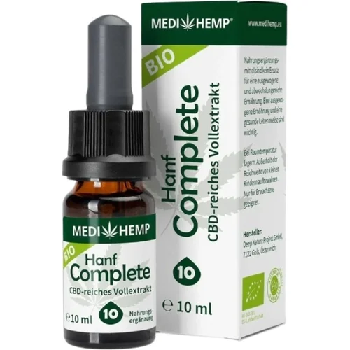 MEDIHEMP Organic Hemp Complete 10% - 10 ml