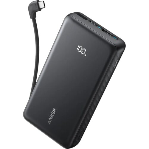 Anker Zolo Power Bank (20K, 22.5W, Built-In USB-C Cable) Black 1x USB-A, 2x USB-C Cijene