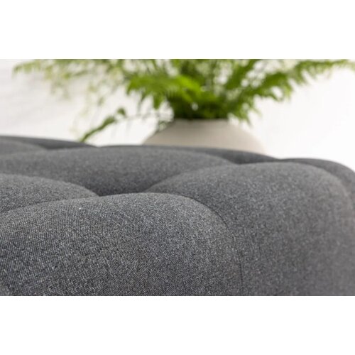 Venture Home puf Turin 100 &amp;times; 40 cm, tamnosiva Slike