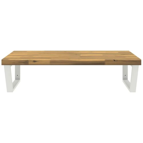  Polica za Lavabo - Umivaonik s prirodnim rubom montirana na zid Bijela - Bjeljenje 90 x 50 x 24 cm Četvrtasto Slike