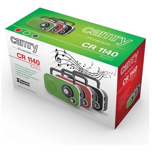 Camry prijenosni radio, crna Slike