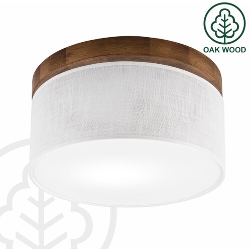  Brilagi - LED plafonsko svetlo BELLADONNA 1xE27/15W/230V prečnik 30 cm bela/hrast-tre&amp;scaron;nja Slike