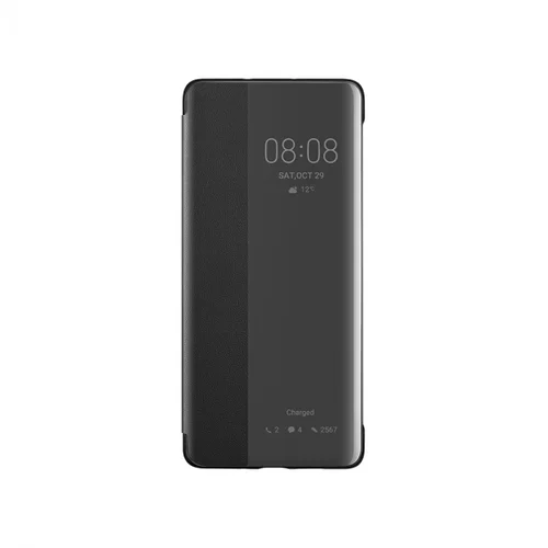 Huawei original preklopna torbica smart view za P30 pro črn z okenčkom