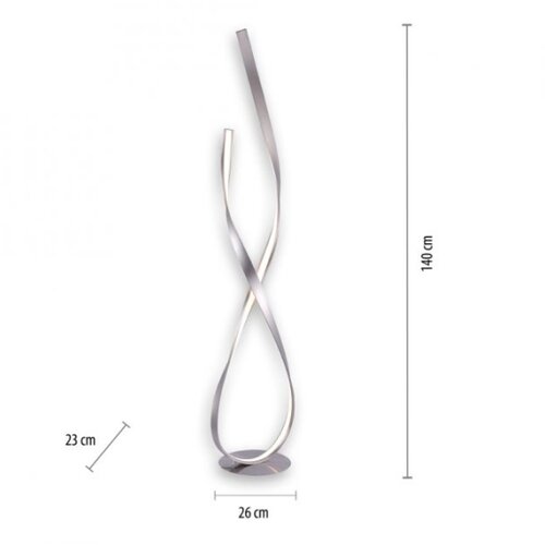PAUL NEUHAUS 720-55 - led prigu&amp;scaron;iva podna lampa linda LED/27W/230V hrom Slike