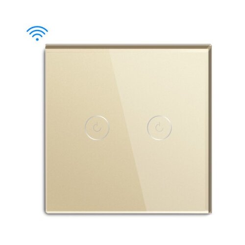 Exeshop wi-fi pametni prekidač 2g tuya zlatni nn (WiFi touch switch) ( ss015 ) Cene