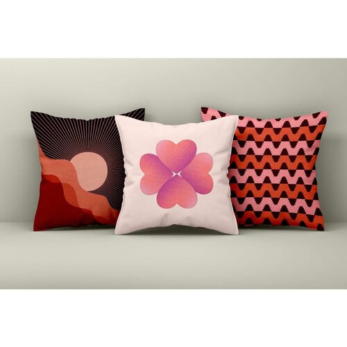WALLXPERT Asr_plw25 - 27 multicolor cushion cover set (3 pieces) Cene