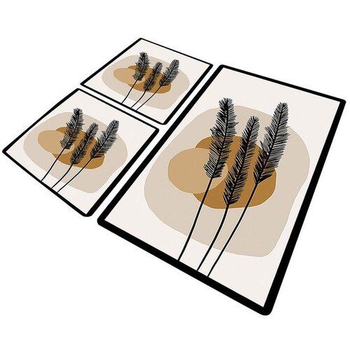  Smeđe kupaonske prostirke u setu 3 kom 60x100 cm Day Sunrise – Cijene