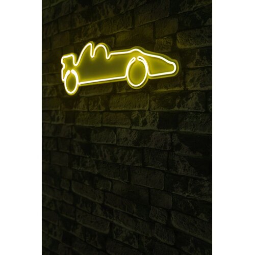 Wallity Dekorativna plastična LED rasveta Formula 1 Race Car Yellow Cene