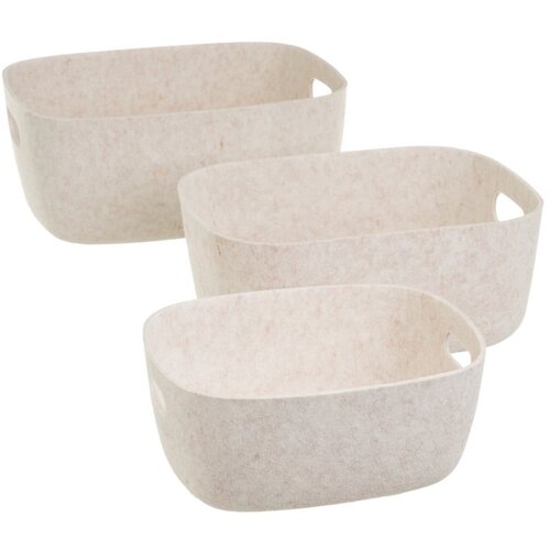 Casa Selección Tekstilne košare v kompletu 3 ks 36x28x16 cm – Cene