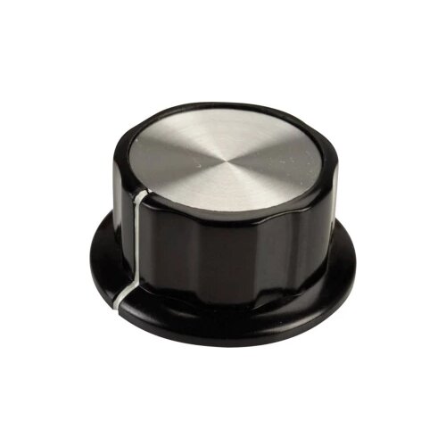 SCI Vrtljivi gumb, crne, bijele boje (promjer x V) 45 mm x 20.3 mm RN-99A(6.4mm) 1 kom. Slike