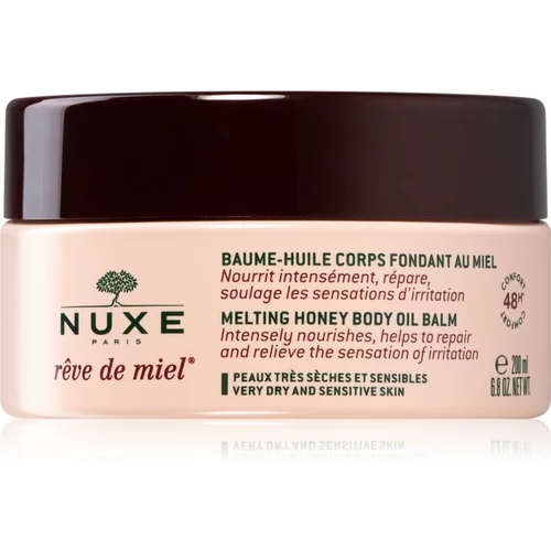 Nuxe Rêve de Miel® melting honey body oil balm hranjivi balzam za tijelo za suhu i osjetljivu kožu 200 ml za žene