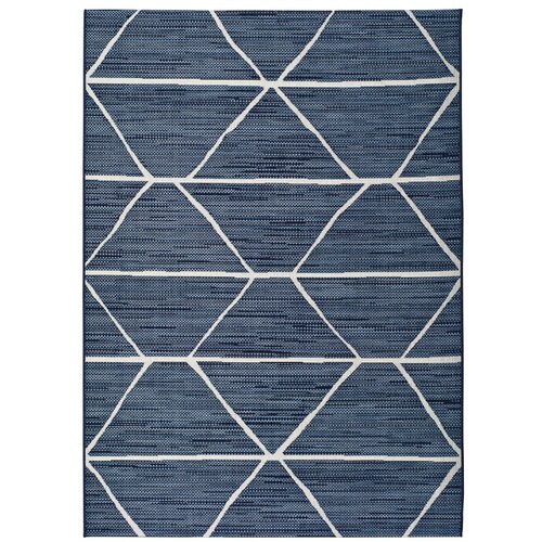 Universal plavi vanjski tepih Elba Geo, 120 x 170 cm Slike