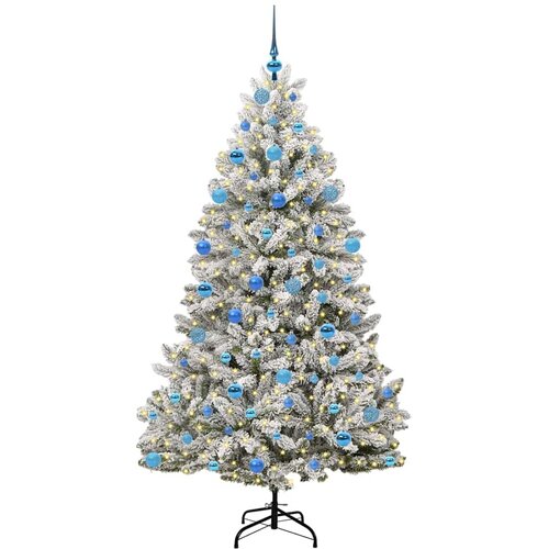  Umjetno božićno drvce 180 cm 300 LED lampica Topla bijela Slike
