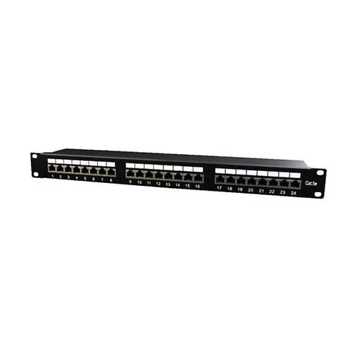 Gembird PATCH PANEL 24 PORTA cat.5e, shielded, NPP-C524-002, designed for 19&rdquo; standard, 483x111x45 mm Cijene