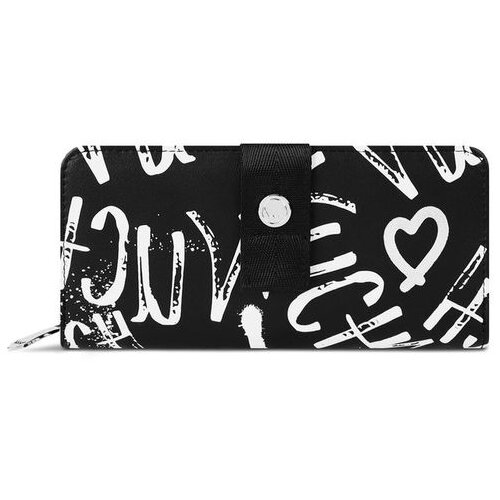 Vuch Ženski novčanik Zelya Grafitti Black, 19 x 10 cm Cijene