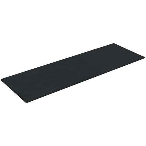  Zidna uzglavlja 12 pcs Crna 90 x 30 cm Bar&amp;scaron;un - Crna 90 x 30 cm Pravokutno Slike
