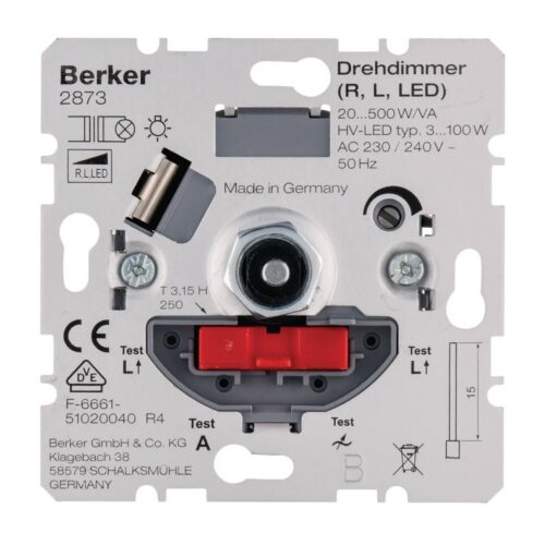 HAGER Jezgro dimera 20-500W LED 3-100W Berker 2873 Cijene
