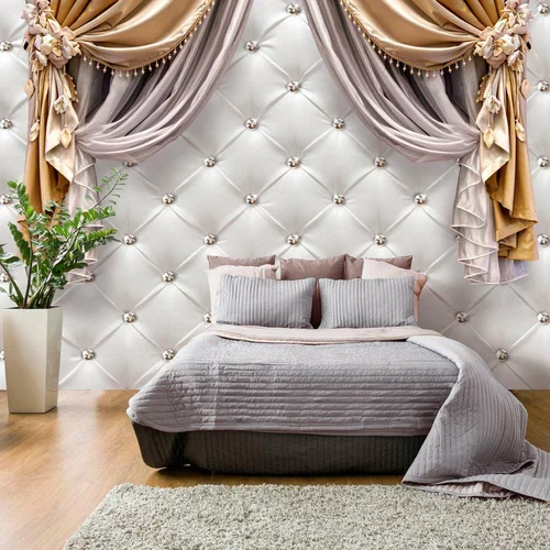  tapeta - Curtain of Luxury 100x70