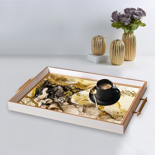 Aberto Design Poslužavnik TPB9868 50 x 29 x 3.5 cm, Šareni Cene