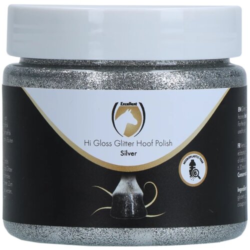 Hofman Animal Care Glitter lak za kopita 'Excellent Horse Hi Gloss Glitter' - Srebrna Cene